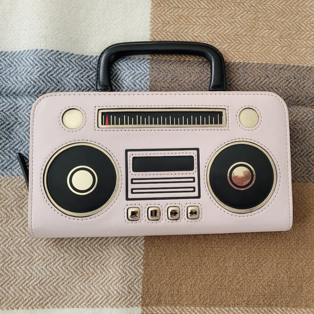 Kate Spade New York Jazz Things Up Boom Box Zip Around Wallet